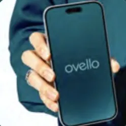 The Ovello app on a phone